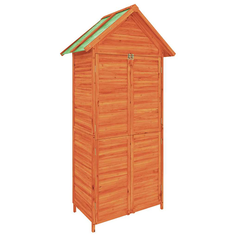 Load image into Gallery viewer, Vidaxl tuinschuur 89x52,5x175 cm massief grenenhout bruin
