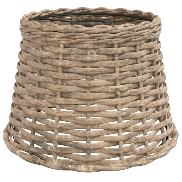 VidaXL Plafondlampenkap Ø25x17 cm wicker bruin