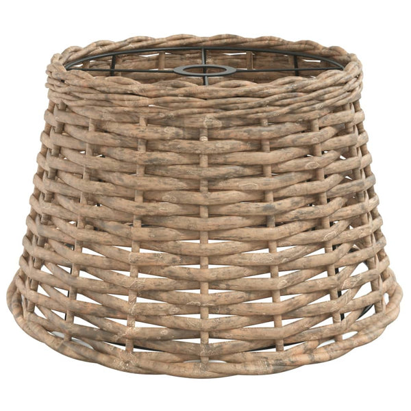 VidaXL Plafondlampenkap Ø38x23 cm wicker bruin