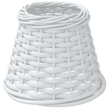 Vidaxl lampenkap ø15x12 cm wicker wit