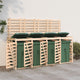 VidaXL Containerberging viervoudig massief grenenhout