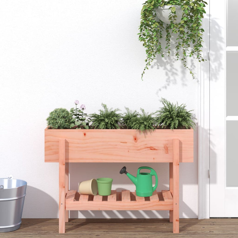 Load image into Gallery viewer, Vidaxl plantenbak verhoogd 101x30x69 cm massief douglashout
