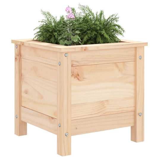 Vidaxl plantenbak 40x40x39 cm massief grenenhout