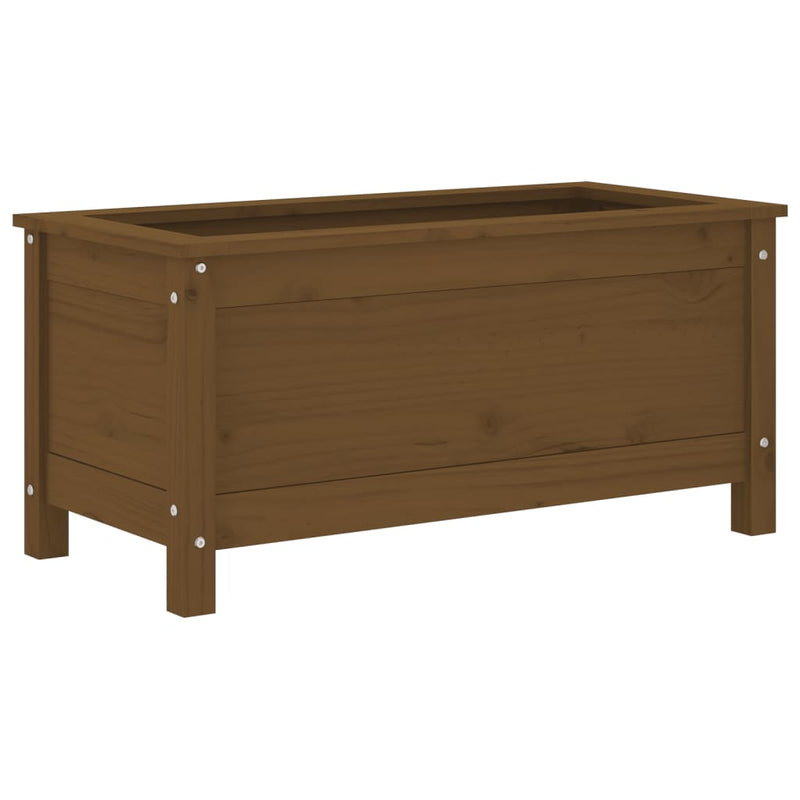 Load image into Gallery viewer, Vidaxl plantenbak 82,5x40x39 cm massief grenenhout honingbruin
