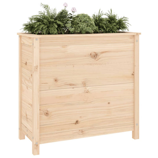 Vidaxl plantenbak 82,5x40x78 cm massief grenenhout