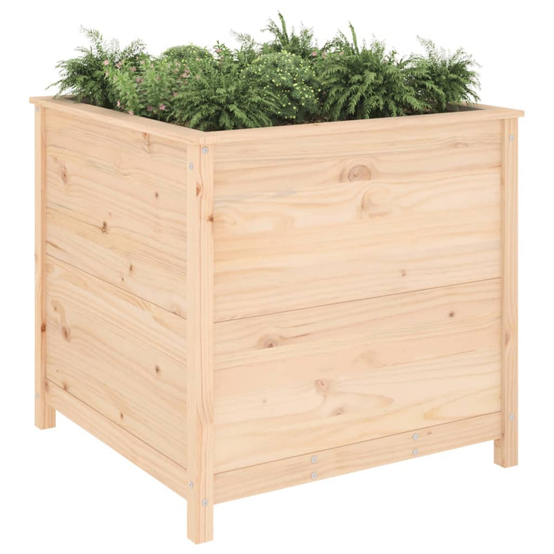 Load image into Gallery viewer, Vidaxl plantenbak 82,5x82,5x78 cm massief grenenhout
