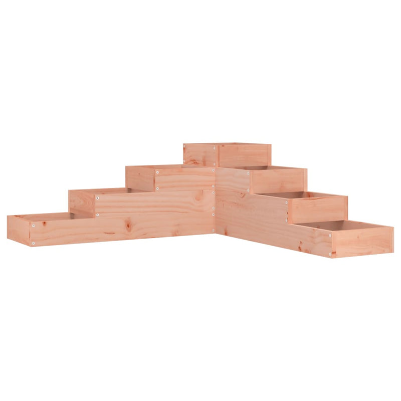 Afbeelding laden in galerijviewer, Vidaxl plantenbak 4-laags 106x104,5x36 cm massief douglashout
