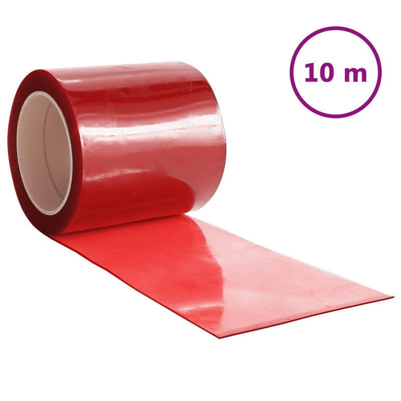 Load image into Gallery viewer, Vidaxl deurgordijn 200x1,6 mm 10 m pvc rood
