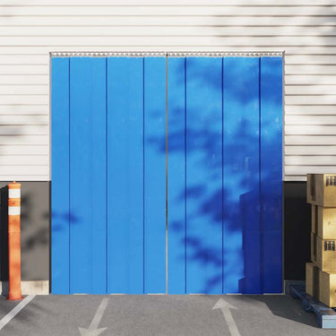 Vidaxl deurgordijn 200x1,6 mm 50 m pvc blauw
