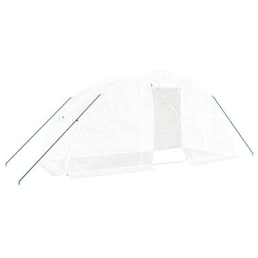 Vidaxl tuinkas met stalen frame 10 m² 5x2x2,3 m