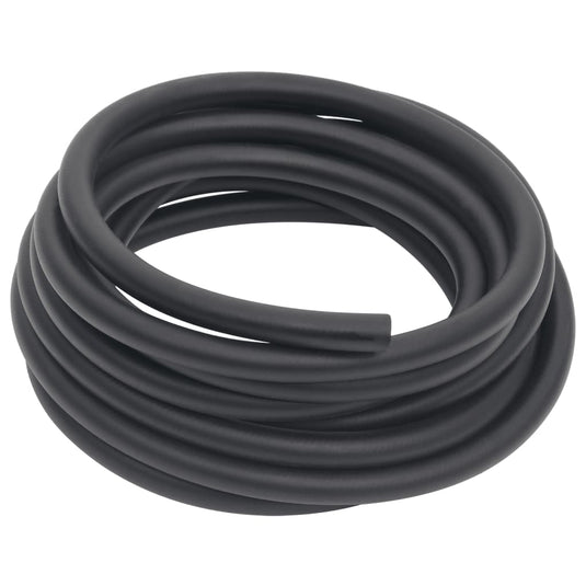 Vidaxl luchtslang hybride 0,6'' 5 m rubber en pvc zwart