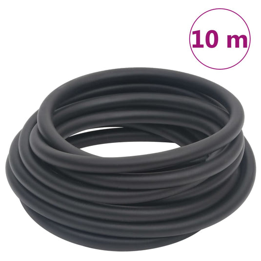 Vidaxl luchtslang hybride 0,6'' 10 m rubber en pvc zwart