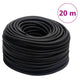 VidaXL Luchtslang hybride 0,6'' 20 m rubber en PVC zwart