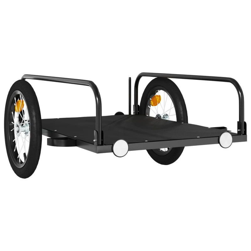 Load image into Gallery viewer, Vidaxl fietstrailer 126x63x34 cm ijzer zwart
