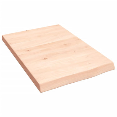 Vidaxl wastafelblad 40x60x(2-4) cm onbehandeld massief hout