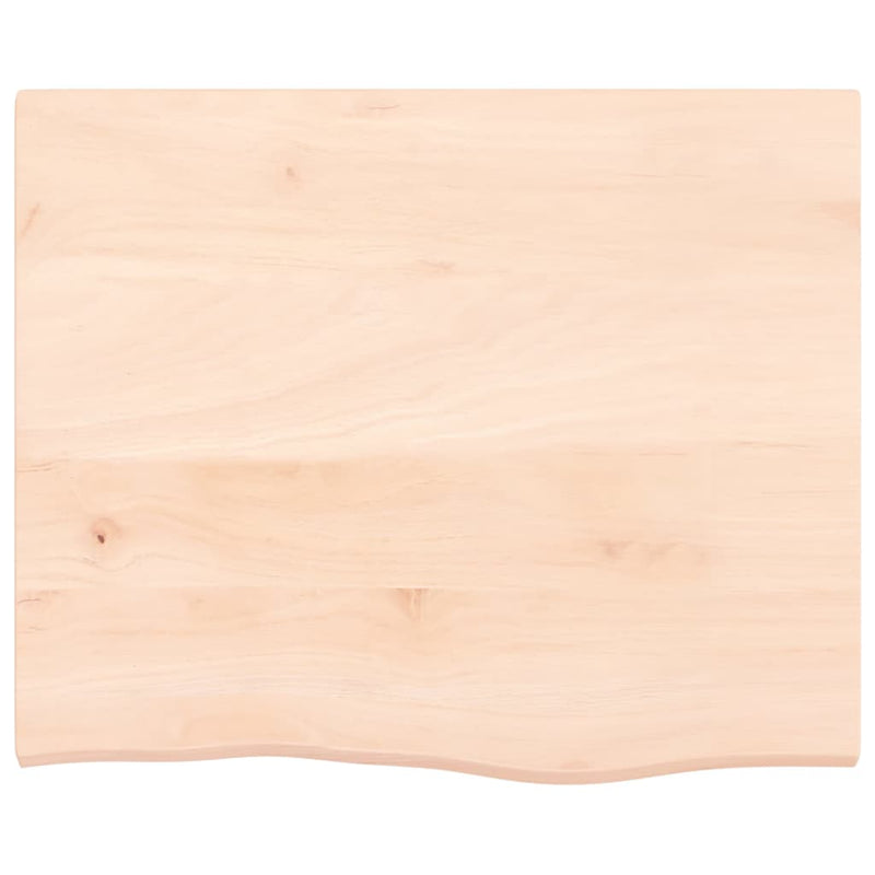 Afbeelding laden in galerijviewer, Vidaxl wastafelblad 60x50x2 cm onbehandeld massief hout
