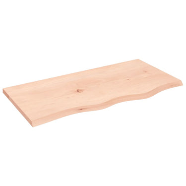 Vidaxl wastafelblad 80x40x2 cm onbehandeld massief hout