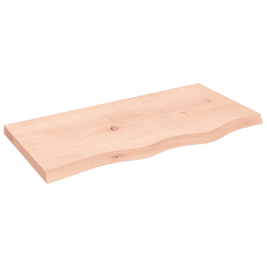 Vidaxl wastafelblad 80x40x(2-4) cm onbehandeld massief hout