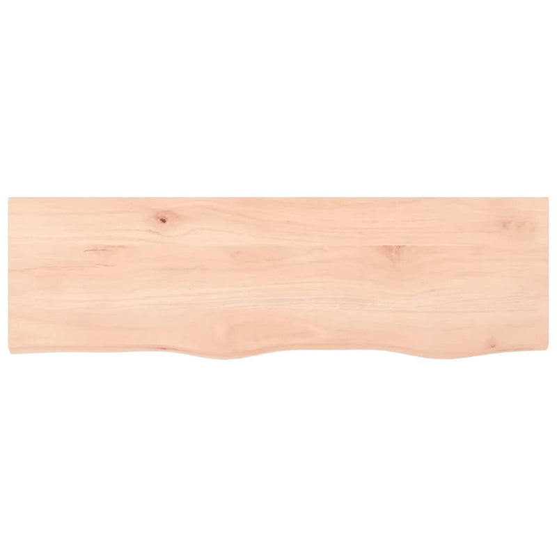 Load image into Gallery viewer, Vidaxl wastafelblad 100x30x(2-6) cm onbehandeld massief hout
