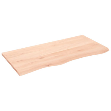 Vidaxl wastafelblad 100x50x2 cm onbehandeld massief hout