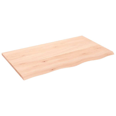 Vidaxl wastafelblad 100x60x2 cm onbehandeld massief hout