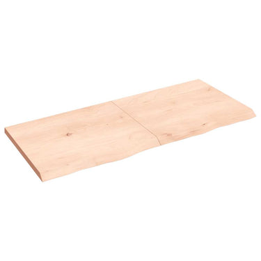 Vidaxl wastafelblad 140x60x(2-4) cm onbehandeld massief hout