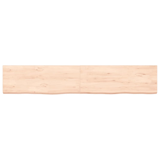 Vidaxl wastafelblad 160x30x(2-4) cm onbehandeld massief hout