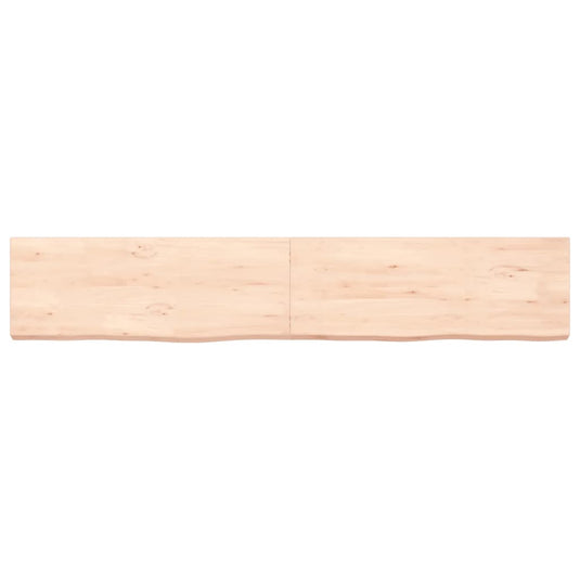 Vidaxl wastafelblad 160x30x(2-6) cm onbehandeld massief hout