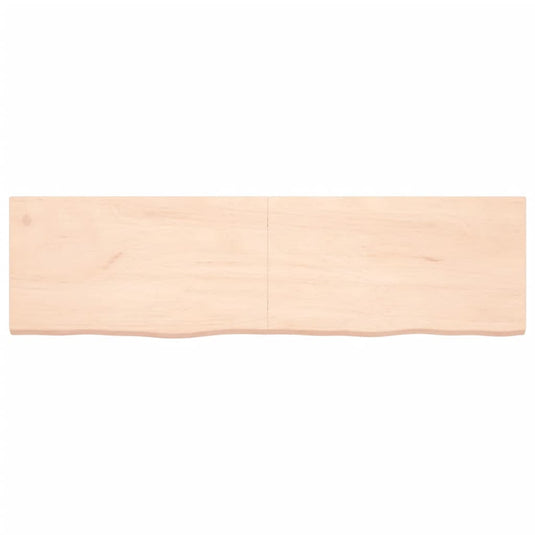 Vidaxl wastafelblad 180x50x(2-4) cm onbehandeld massief hout