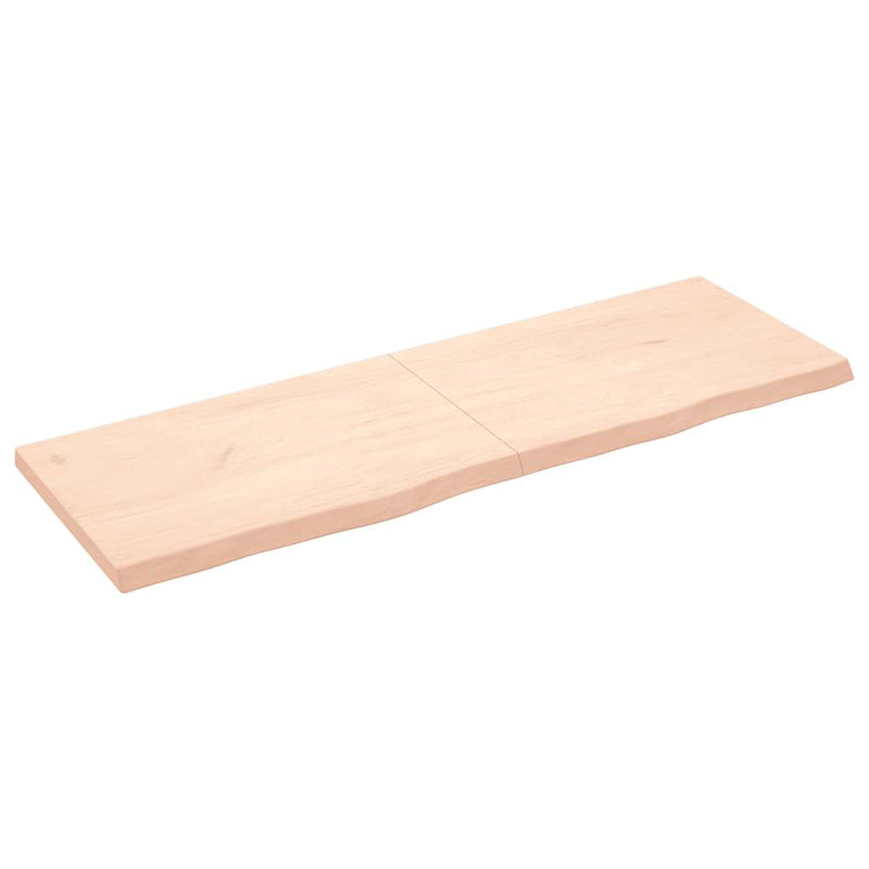 Load image into Gallery viewer, Vidaxl wastafelblad 180x60x(2-6) cm onbehandeld massief hout
