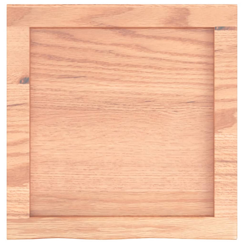 Load image into Gallery viewer, Vidaxl wastafelblad 40x40x(2-4) cm behandeld massief hout lichtbruin
