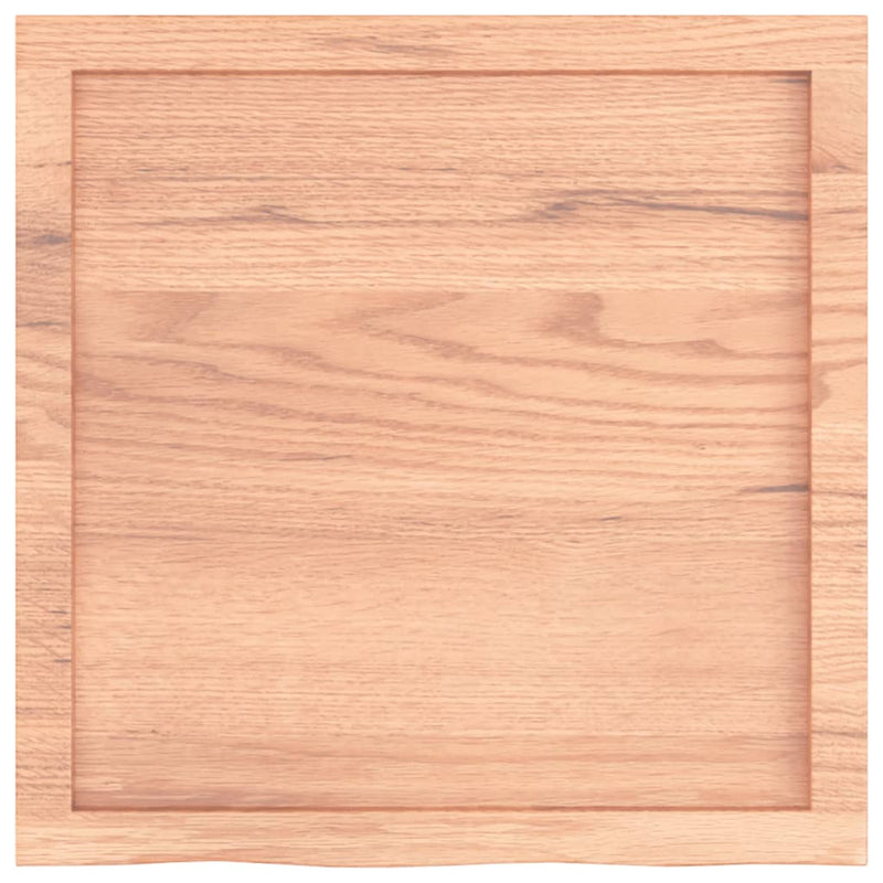 Load image into Gallery viewer, Vidaxl wastafelblad 60x60x(2-4) cm behandeld massief hout lichtbruin
