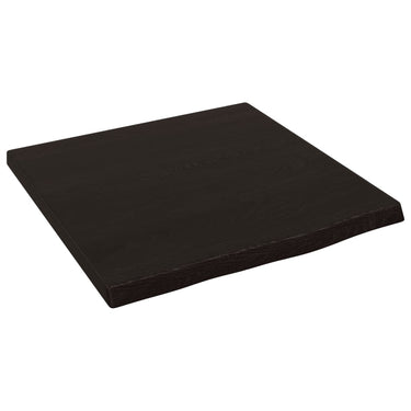 Vidaxl wastafelblad 40x40x2 cm behandeld massief hout donkerbruin