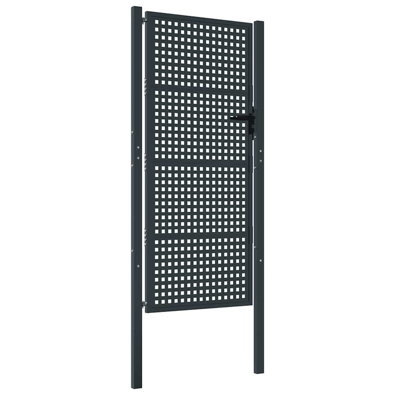 Load image into Gallery viewer, Vidaxl tuinpoort antraciet 100x175 cm staal
