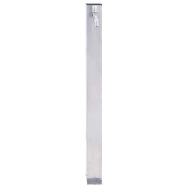 Vidaxl waterzuil vierkant 100 cm roestvrij staal
