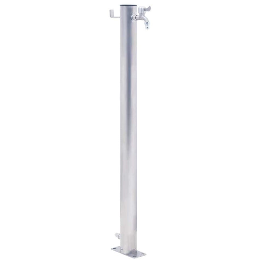 Vidaxl waterzuil rond 80 cm roestvrij staal