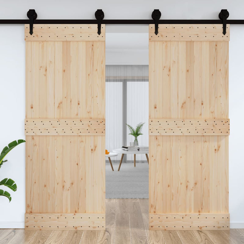 Load image into Gallery viewer, Vidaxl deur narvik 90x210 cm massief grenenhout
