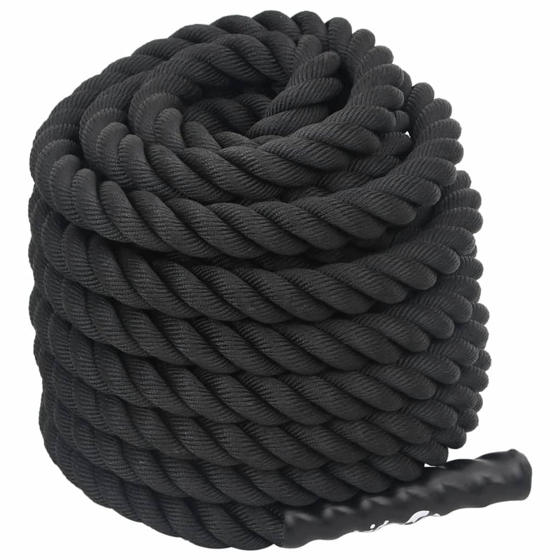 Load image into Gallery viewer, Vidaxl battle rope 12 m 9 kg polyester zwart
