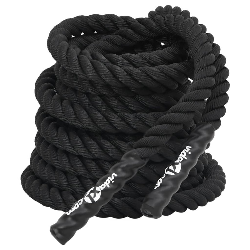 Load image into Gallery viewer, Vidaxl battle rope 15 m 11 kg polyester zwart
