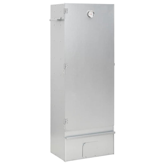 Vidaxl bbq-rookoven met tafel gegalvaniseerd staal