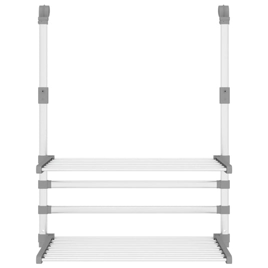 Vidaxl droogrek voor balkon 54x25x42 cm aluminium