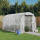 Vidaxl tuinkas met stalen frame 8 m² 4x2x2 m