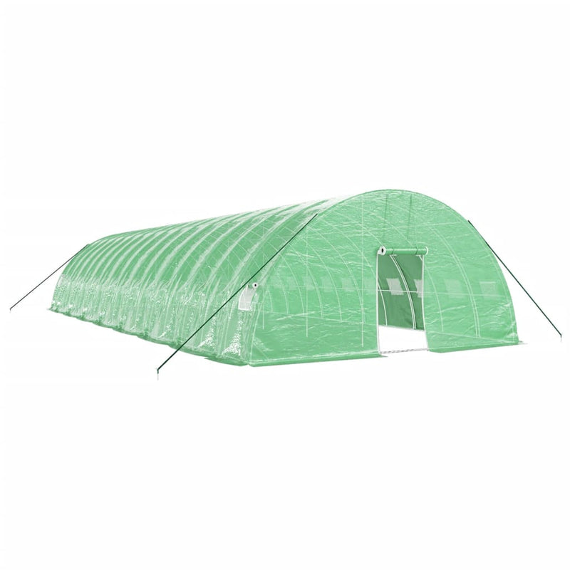 Load image into Gallery viewer, VidaXL Tuinkas met stalen frame 96 m² 16x6x2,85 m groen
