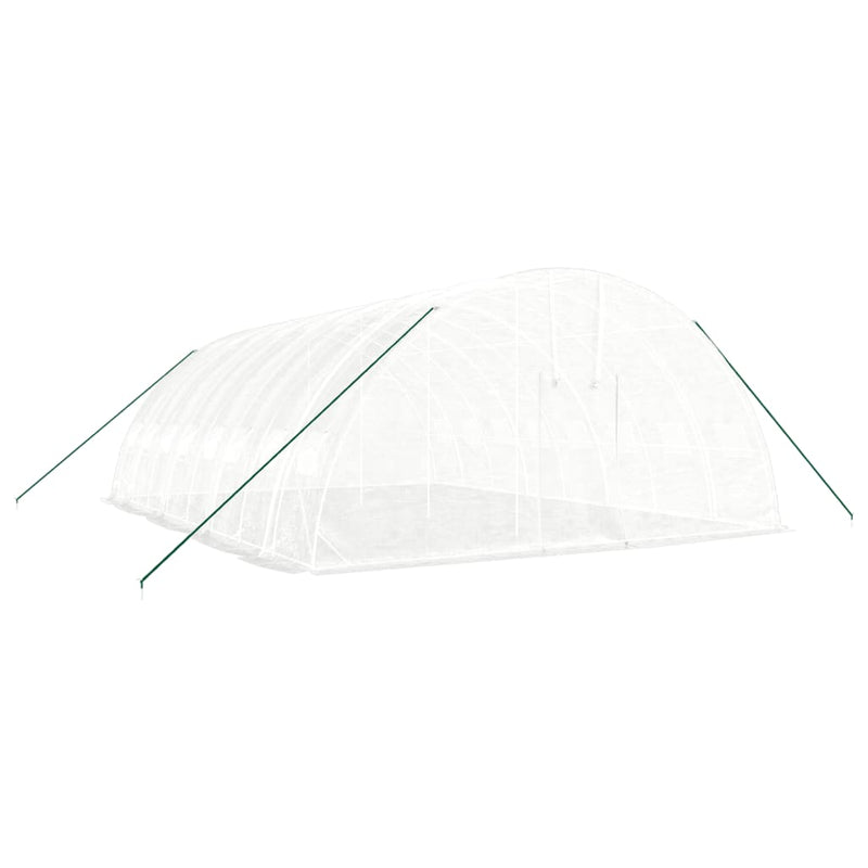 Load image into Gallery viewer, VidaXL Tuinkas met stalen frame 48 m² 8x6x2,85 m wit
