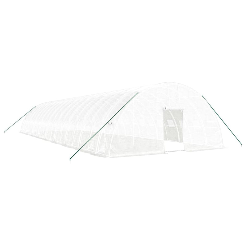 Load image into Gallery viewer, VidaXL Tuinkas met stalen frame 108 m² 18x6x2,85 m wit

