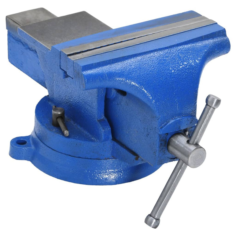 Load image into Gallery viewer, Vidaxl bankschroef 200 mm gietijzer blauw
