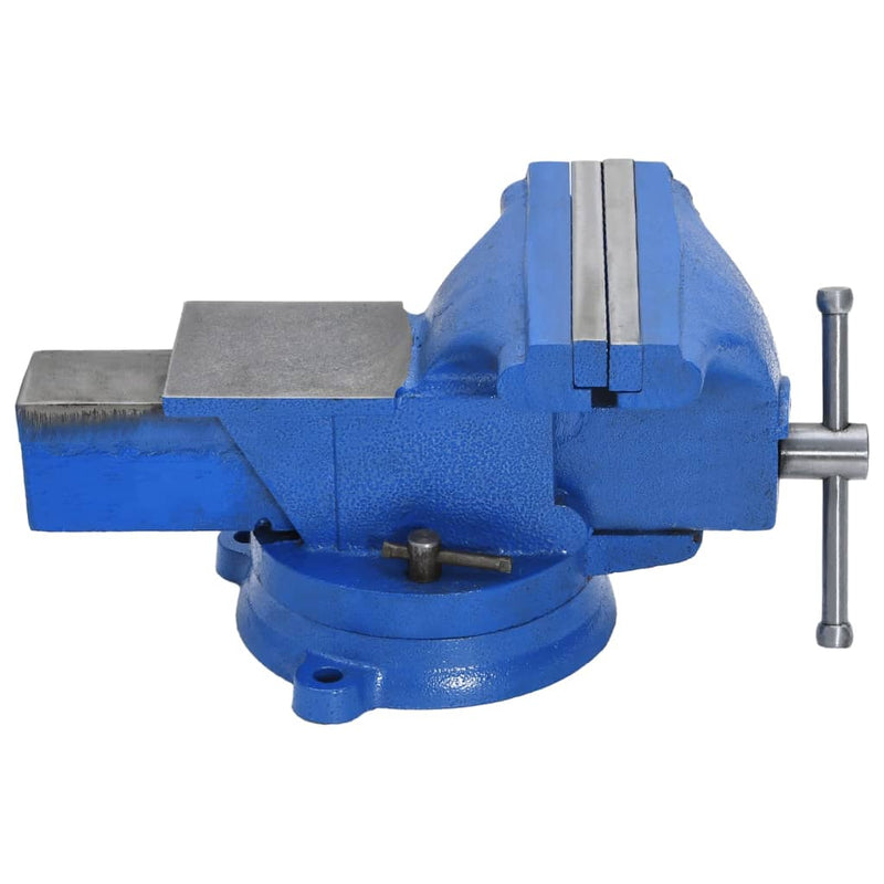 Load image into Gallery viewer, Vidaxl bankschroef 200 mm gietijzer blauw
