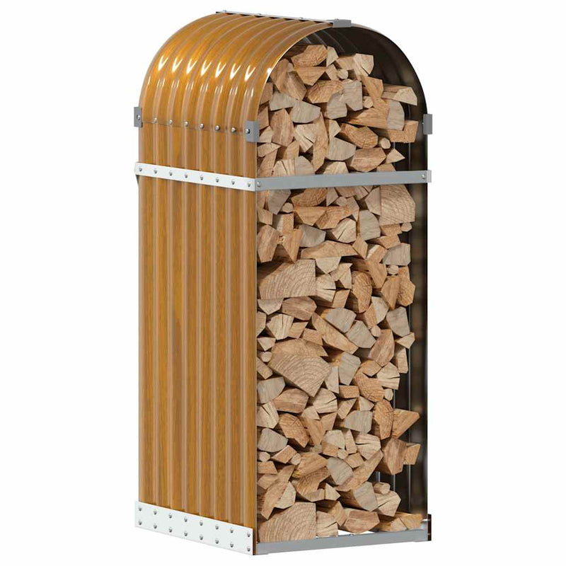 Load image into Gallery viewer, Vidaxl haardhoutopslag 40x45x100 cm gegalvaniseerd staal lichtbruin
