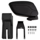 Vidaxl armsteun 12x29x(32-46) cm abs zwart