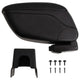 Vidaxl armsteun 13x31x(31-44) cm abs zwart
